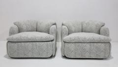  Alberto Rosselli Saporiti Pair of Alberto Rosselli for Saporiti Confidential Lounge Chairs - 4351558