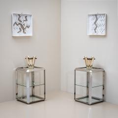  Alberto Rosselli Saporiti Pair of P800 Side Tables by Alberto Rosselli for Saporiti Italy 1970s - 4544906