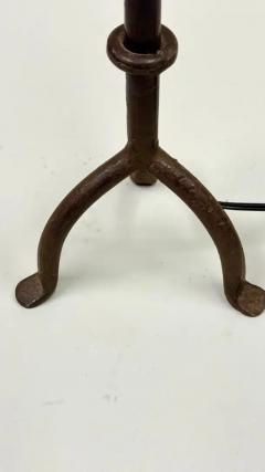  Alberto and Diego Giacometti French Mid Century Wrought Iron Table Lamps in the Style of Giacometti - 4112826