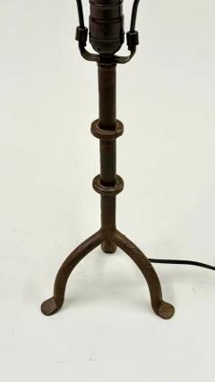  Alberto and Diego Giacometti French Mid Century Wrought Iron Table Lamps in the Style of Giacometti - 4112850