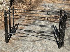  Alberto and Diego Giacometti GIACOMETTI STYLE BRUTALIST METAL CONSOLE WITH BIRD - 3989812