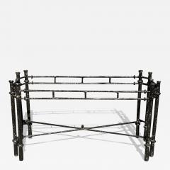  Alberto and Diego Giacometti GIACOMETTI STYLE BRUTALIST METAL CONSOLE WITH BIRD - 3991878