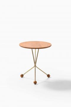  Alberts Bord p burk Side Table in Brass Teak and Metal by Alberts 1950s - 4663880