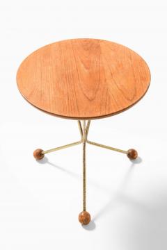  Alberts Bord p burk Side Table in Brass Teak and Metal by Alberts 1950s - 4663881