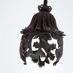  Alessandro Mazzucotelli Alessandro Mazzucotelli Art Nouveau Wrought Iron Wall Lamp Italy 1920s - 3501964