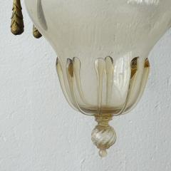  Alessandro Mazzucotelli Alessandro Mazzucotelli wrought Iron and Murano glass ceiling lamp Italy 1920s - 3447916