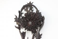  Alessandro Mazzucotelli Extraordinary Thistle Flower Sculpture by Alessandro Mazzucotelli 1910 Italy - 4650958