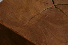  Alexandre Noll Sculptural Root Side Table or Stool in Solid Elm Europe 1970s - 4582367