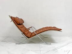  Alfred Kill International FK 87 Grasshopper Chaise Lounge by Fabricius Kastholm for Alfred Kill 1960s - 3176618