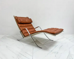  Alfred Kill International FK 87 Grasshopper Chaise Lounge by Fabricius Kastholm for Alfred Kill 1960s - 3176637