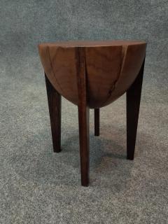  All American Co Miles May Pair RD Stool Side Tables Stools Walnut Wenge Mid Century Inspired - 3101909