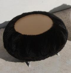  Allermuir Faux Fur Table Stool by Allermuir - 2795302