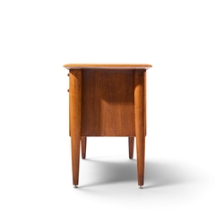  Alma Desk Company Alma Castilian Mid Century Walnut Credenza - 4756235