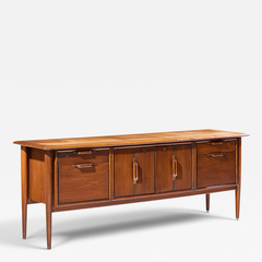  Alma Desk Company Alma Castilian Mid Century Walnut Credenza - 4760312