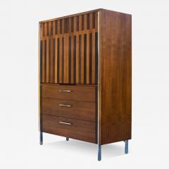  Altavista Lane Lane Altavista VA Lane Altavista Walnut Rosewood 5 Drawer Tall Dresser or Armoire w Chrome Legs - 4334842