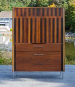  Altavista Lane Lane Altavista VA Lane Altavista Walnut Rosewood 5 Drawer Tall Dresser or Armoire w Chrome Legs - 4333804