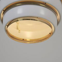  Alvar Aalto Re Edition Alvar Aalto Beehive Pendant Model A331 White Brass Artek Finland 1990s - 4789585
