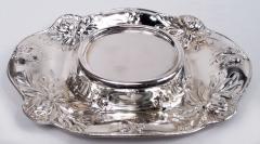  Alvin Corporation Alvin Japonesque Chrysanthemum Sterling Silver Gravy Boat on Stand - 3984511