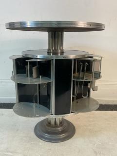  American Roto Bar ART DECO ROTO BAR REVOLVING COCKTAIL CABINET AND TABLE - 2308078