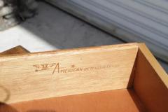  American of Martinsville 1970s American Of Martinsville Burl Ming Style Side Table - 4107385