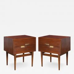  American of Martinsville Accord Nightstands by Merton Gershun for American of Martinsville Pair - 1817876