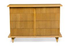  American of Martinsville American of Martinsville Bleached Mahogany Faux Bamboo Front 8 Drawer Chest - 4272827