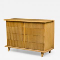  American of Martinsville American of Martinsville Bleached Mahogany Faux Bamboo Front 8 Drawer Chest - 4298221