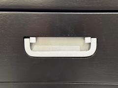  American of Martinsville American of Martinsville Campaign Dressers Ebonized Wood Chrome USA 1970s - 4503092