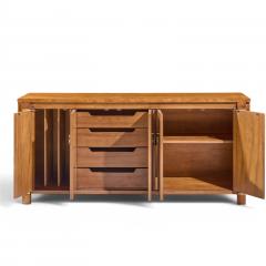  American of Martinsville American of Martinsville Mid Century Walnut Burlwood and Brass Credenza - 4567136