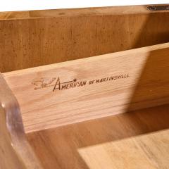  American of Martinsville American of Martinsville Mid Century Walnut Burlwood and Brass Credenza - 4567141