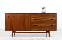  American of Martinsville American of Martinsville Walnut Dresser with Bi Folding Doors - 2306335