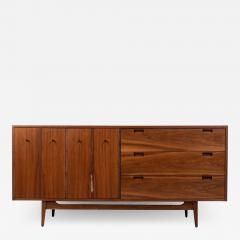  American of Martinsville American of Martinsville Walnut Dresser with Bi Folding Doors - 2306343