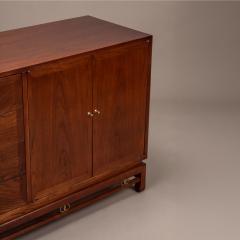  American of Martinsville Ash Wood Sideboard Buffet With Gold Hardware by American of Martinsville - 4654076