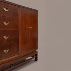  American of Martinsville Ash Wood Sideboard Buffet With Gold Hardware by American of Martinsville - 4654077