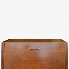  American of Martinsville Dania Nightstands in Walnut by Merton Gershun for American of Martinsville Pair - 1643940