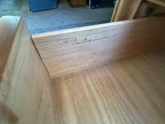 American of Martinsville Lovely Marble Top American of Martinsville Bowtie Pull Credenza Regency Modern - 4159860