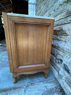  American of Martinsville Lovely Marble Top American of Martinsville Bowtie Pull Credenza Regency Modern - 4159876