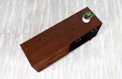  American of Martinsville Merton Gershun Walnut Dresser with Lacquered Doors Brass Accents - 2283494