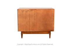  American of Martinsville Mid Century American of Martinsville Louvered Bachelors Chest - 3615940