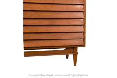  American of Martinsville Mid Century American of Martinsville Louvered Bachelors Chest - 3615950