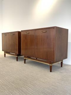  American of Martinsville Pair of Mid Century Modern American of Martinsville Cabinets 1960s  - 3872739