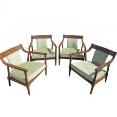  American of Martinsville Pair of Mid Century Modern Lounge Chairs American Furniture of Martinsville - 2693473