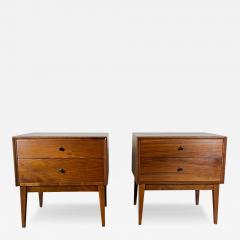  American of Martinsville Pair of Nightstands by American of Martinsville in Walnut - 3663533