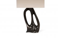  Amorph Amorph Ana Table Lamp Black Lacquer with Ivory Silk Shade - 2119683