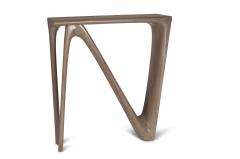  Amorph Amorph Astra Console Table in Solid Wood and Gray Oak Stain Finish - 1809942