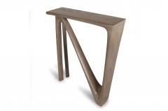  Amorph Amorph Astra Console Table in Solid Wood and Gray Oak Stain Finish - 1809944