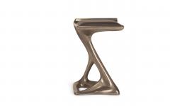  Amorph Amorph Attitude Stool with upholstery Nickel Finish - 1658029