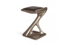  Amorph Amorph Attitude Stool with upholstery Nickel Finish - 1658031