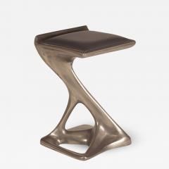  Amorph Amorph Attitude Stool with upholstery Nickel Finish - 1659754