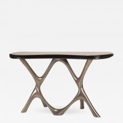 Amorph Amorph Avatar Console Table Nickel Finish Base and Black Lacquer - 1430931